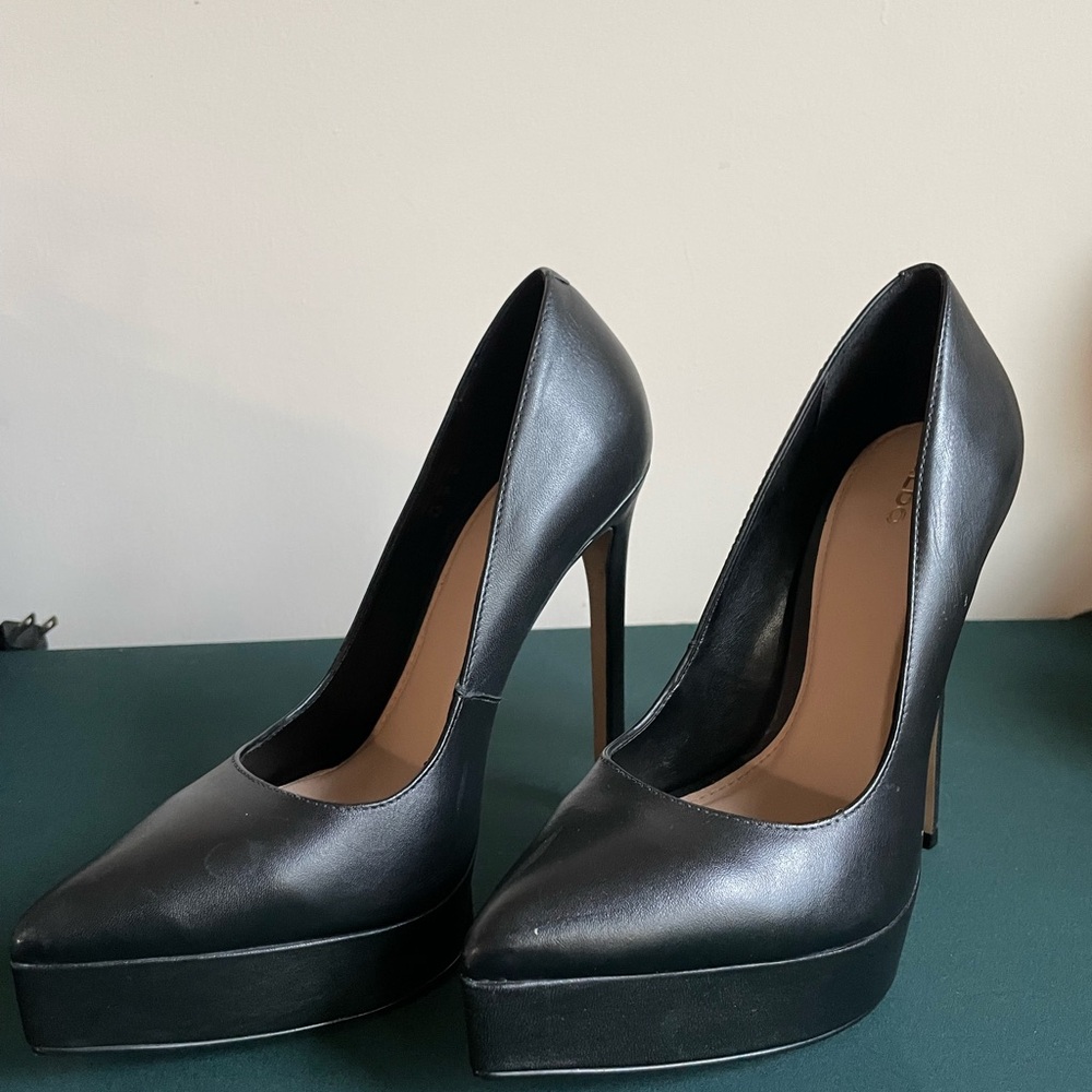 ALDO Black Platform Stilettos | Size 8.5